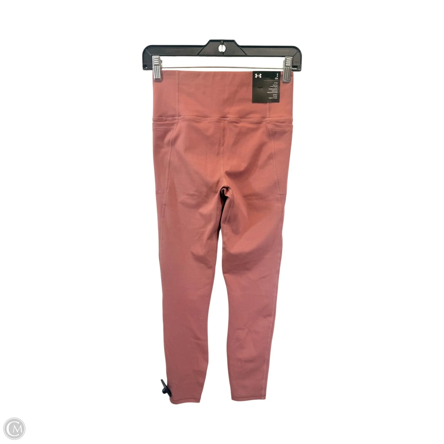 Athletic Leggings By Under Armour In Pink, Size: S