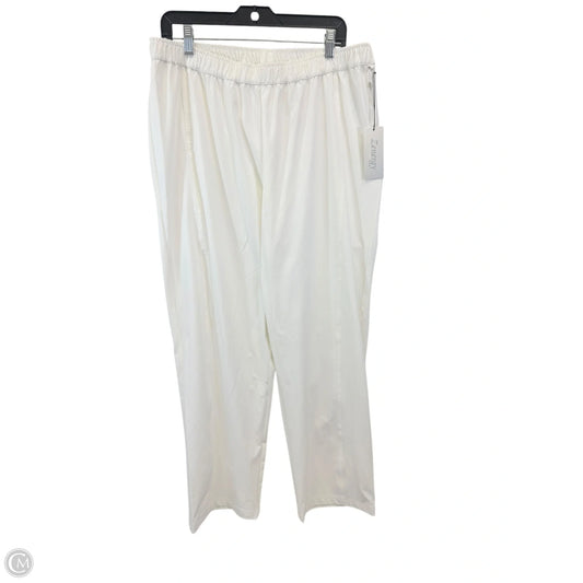 Athletic Pants By Zenergy By Chicos In White, Size: Xl