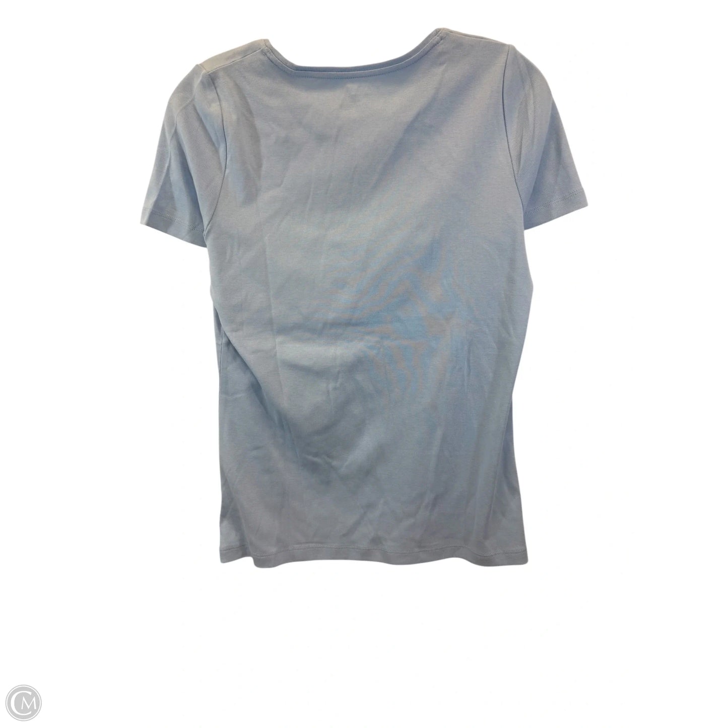 Top Short Sleeve Basic By Talbots In Blue, Size: Mp