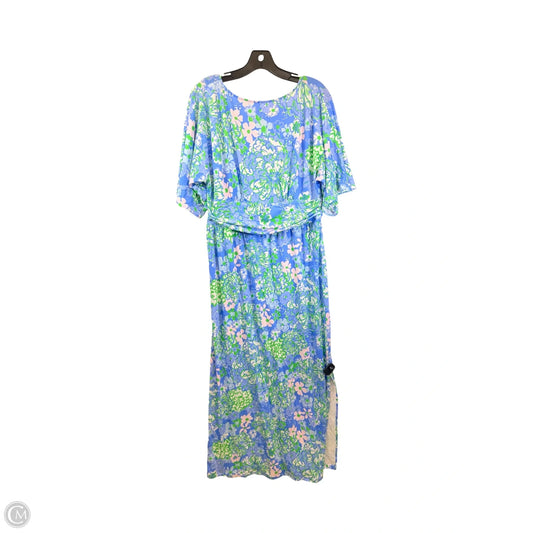 Dress Designer By Lilly Pulitzer In Pink & Purple, Size: Xl