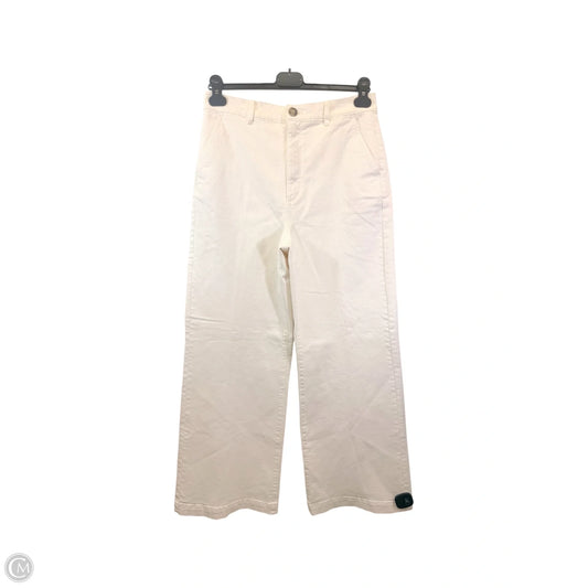 Jeans Wide Leg By Ann Taylor In Cream, Size: 8