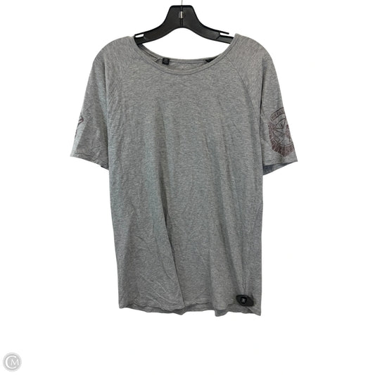 Top Short Sleeve Basic By Buffalo David Bitton In Grey, Size: M