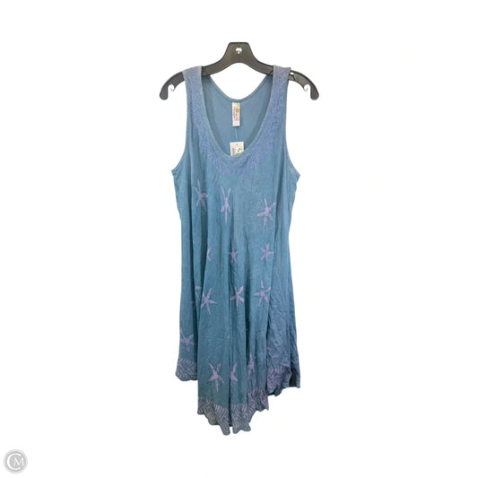 Swimwear Cover-up By India Boutique In Blue & Purple, Size: Osfm
