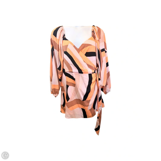 Dress Casual Short By Hutch In Peach, Size: 2x