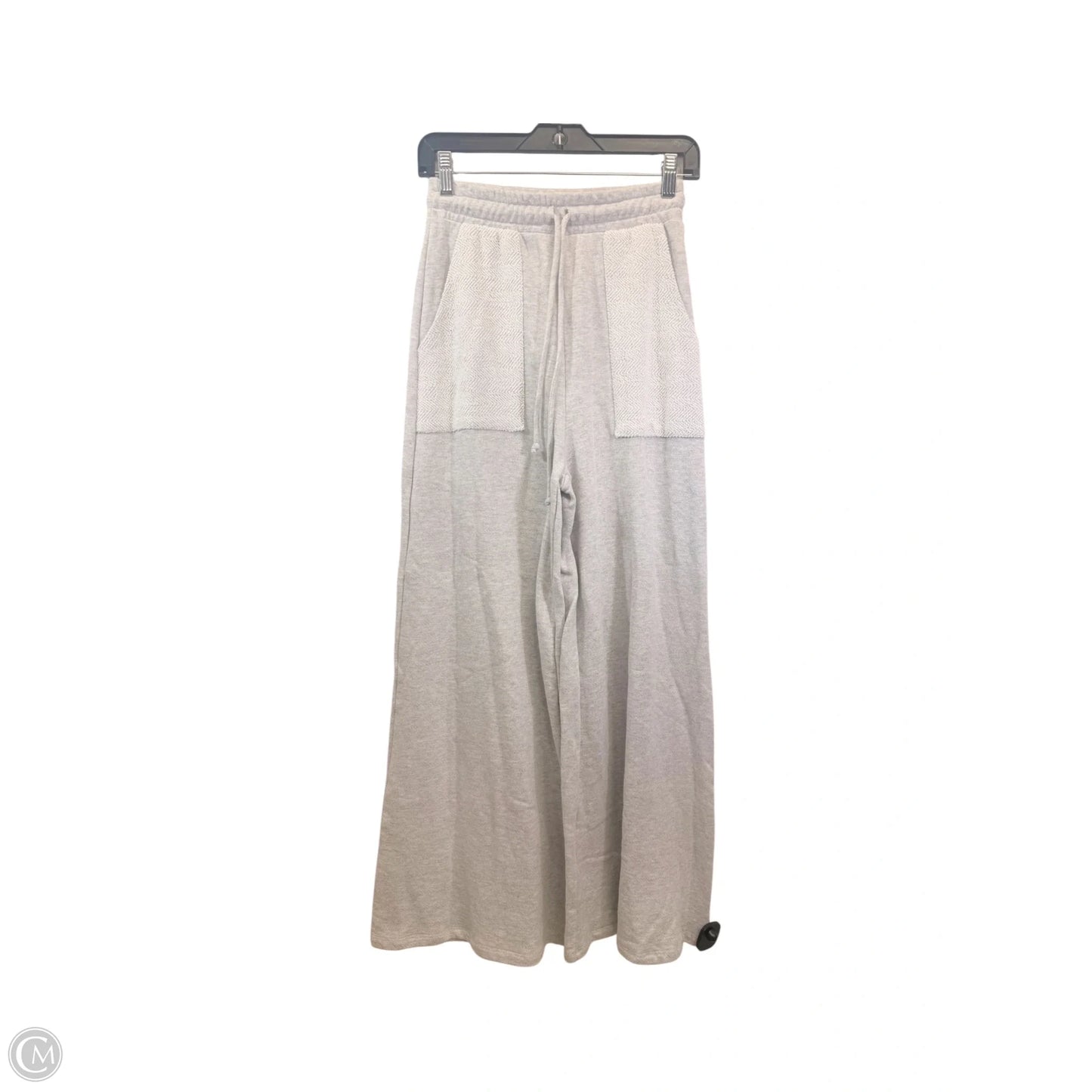 Pants Wide Leg By Bucketlist In Grey, Size: S