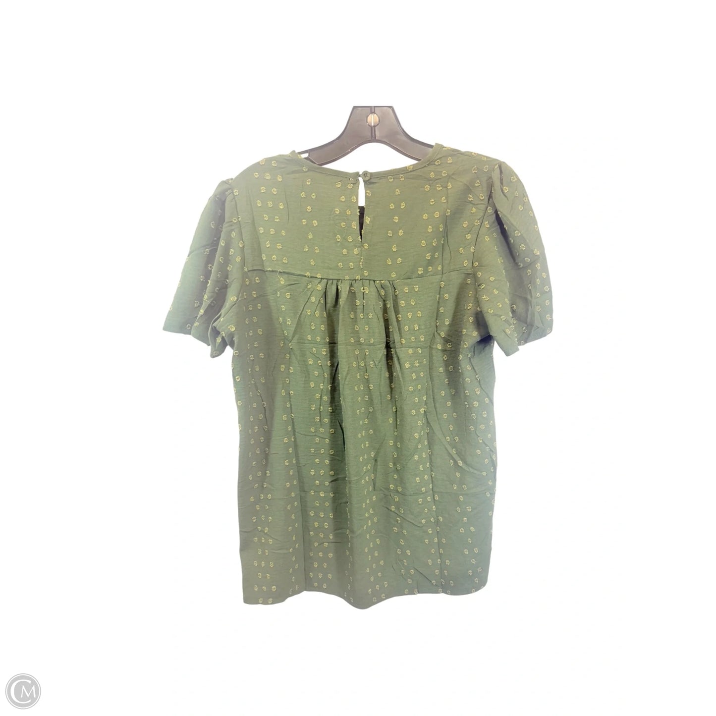 Top Short Sleeve By Falechay In Green, Size: S