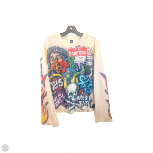 Top Long Sleeve By Romwe In Multi-colored, Size: L
