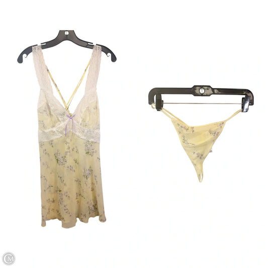 Nightgown By Linea Donatella In Yellow, Size: L
