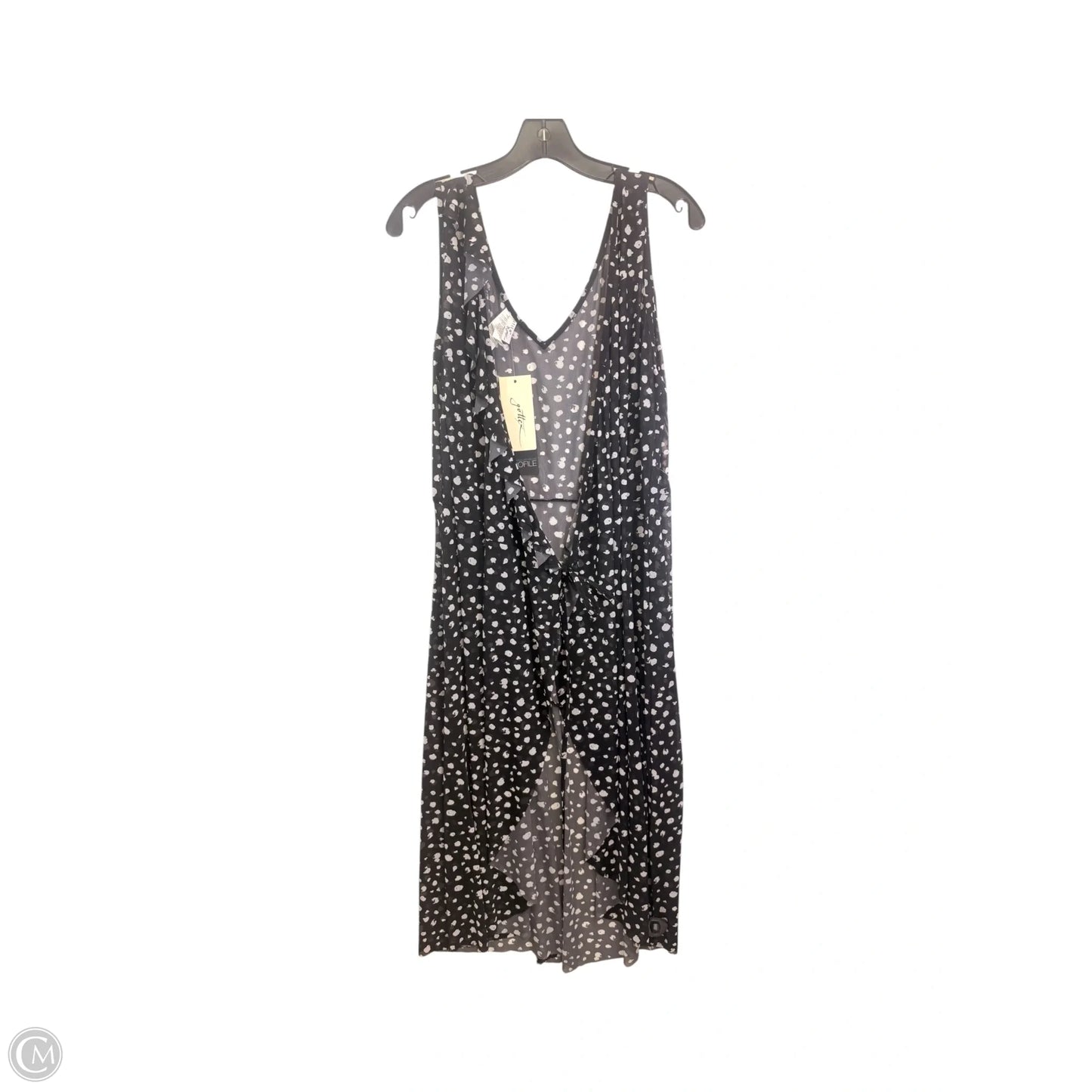 Swimwear Cover-up By Gottex In Black & White, Size: L