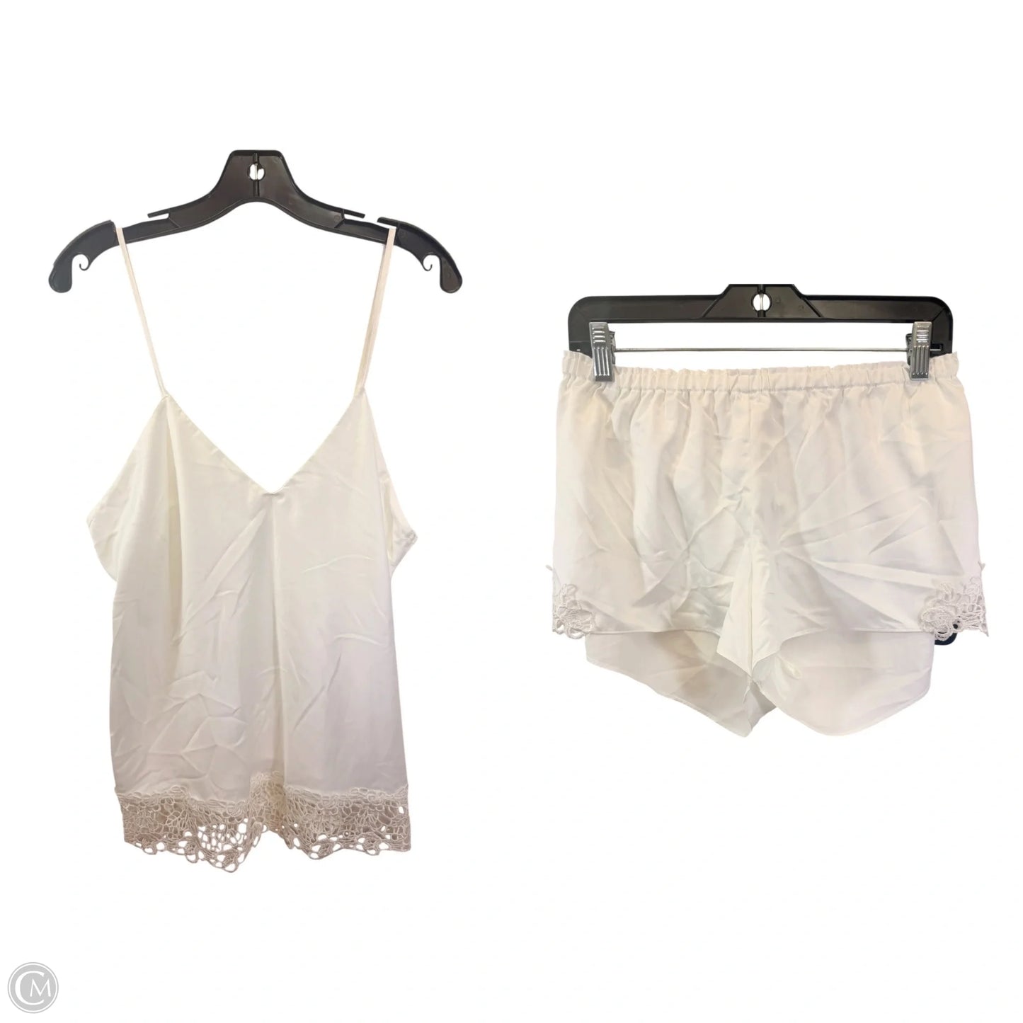 Pajamas 2pc By Flora Nikrooz In White, Size: L