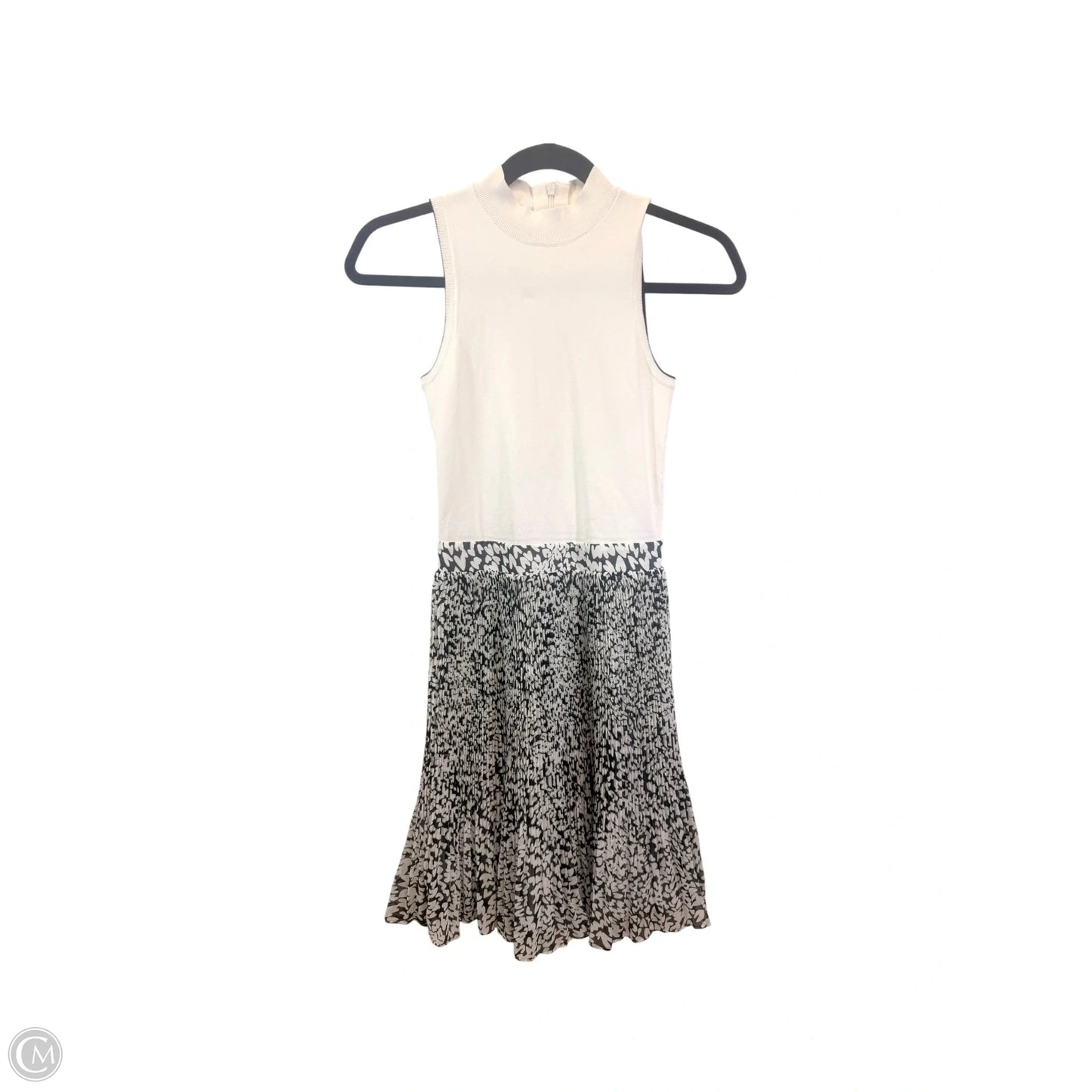 Dress Casual Midi By Ted Baker In Black & White, Size: Xs