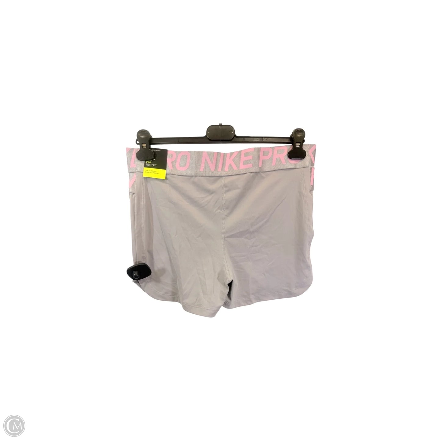 Athletic Shorts By Nike In Grey & Pink, Size: Xl