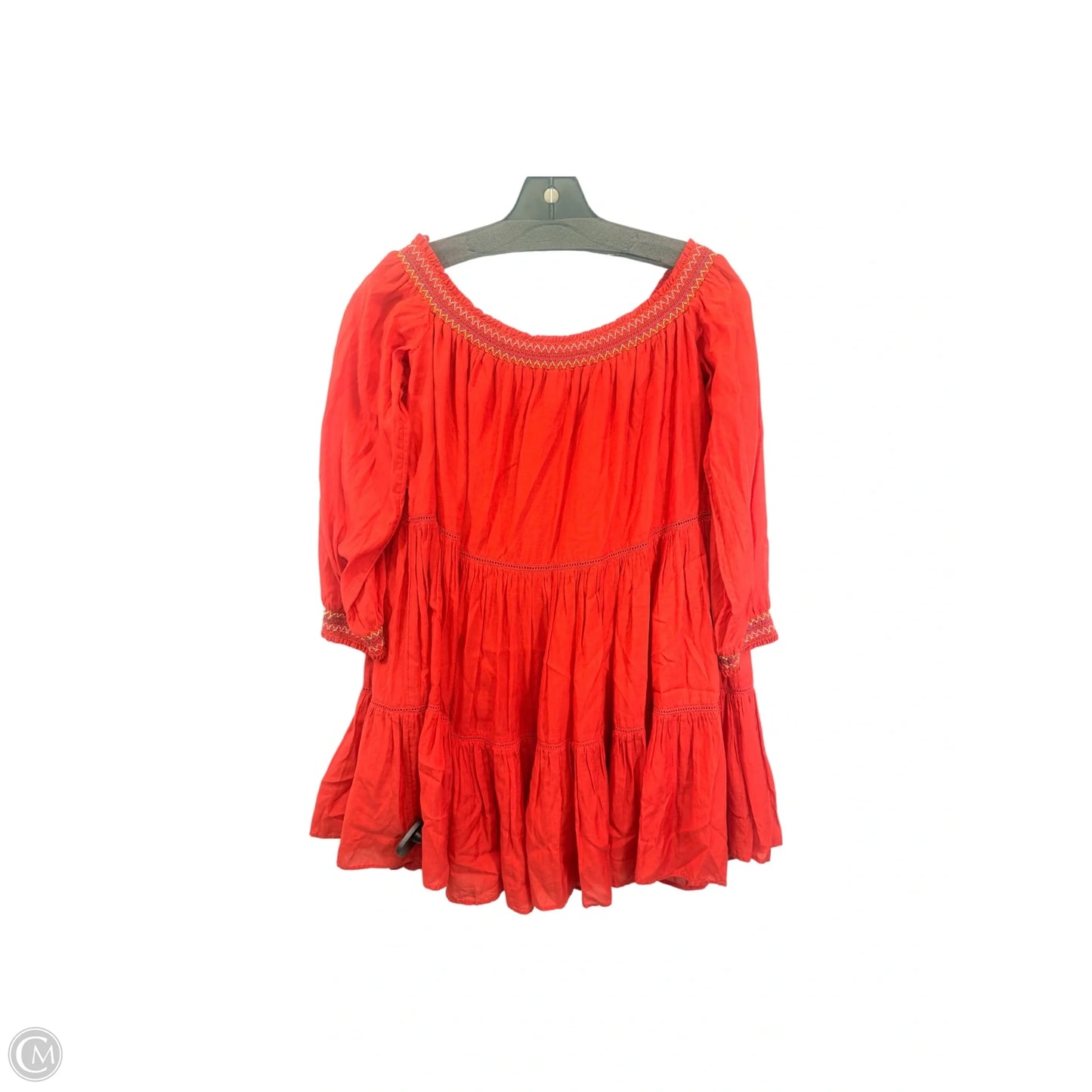 Dress Casual Short By Free People In Blue & Orange, Size: S