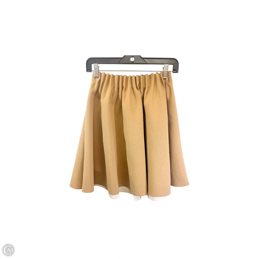 Skirt Mini & Short By Zara In Tan, Size: M
