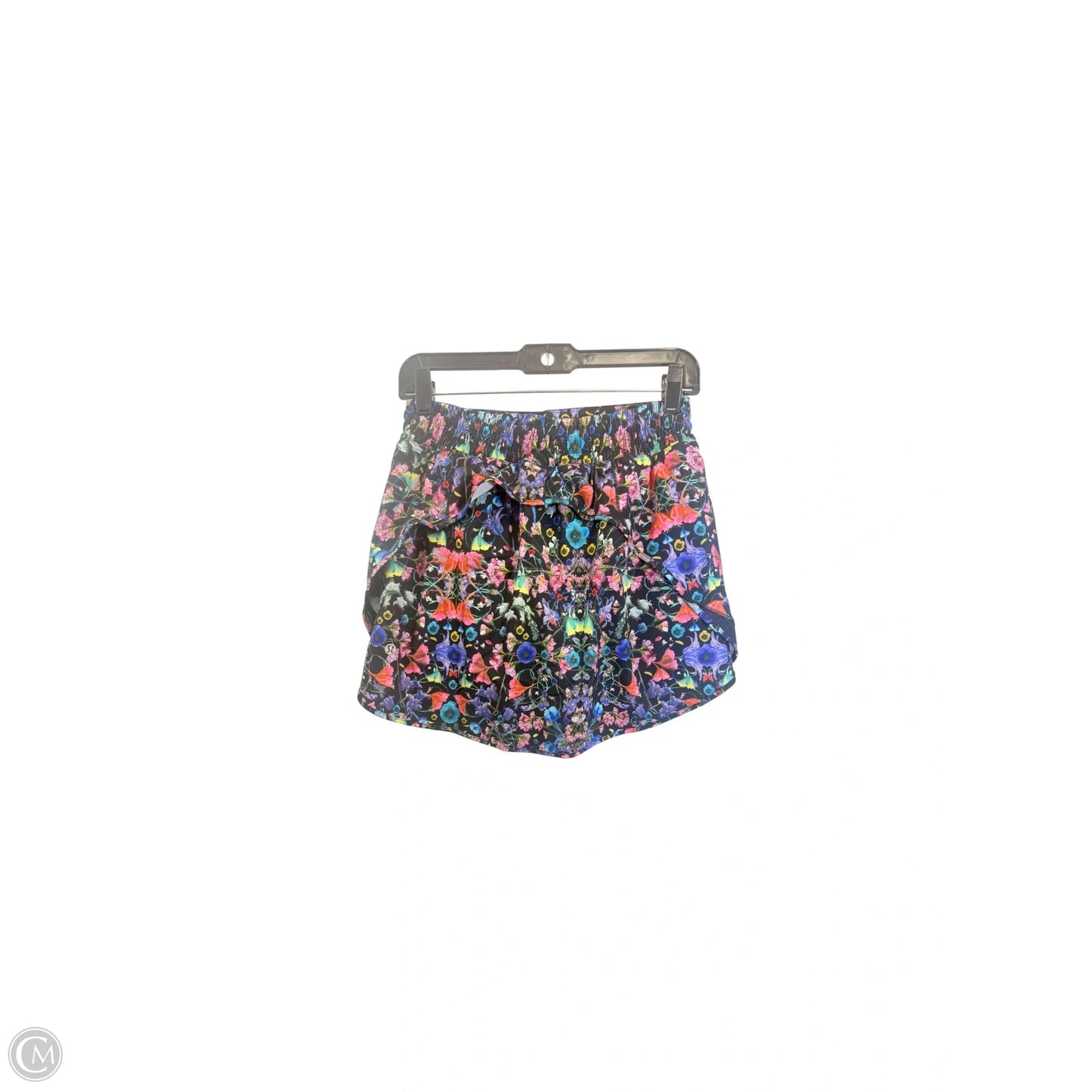 Athletic Skort By Lululemon In Floral Print, Size: 8