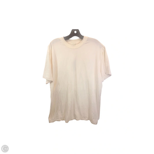 Top Short Sleeve Basic By Skims In Cream, Size: L