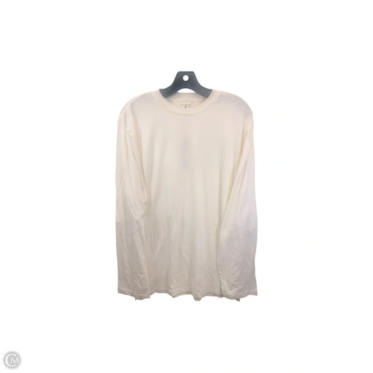 Top Long Sleeve Basic By Skims In Cream, Size: L