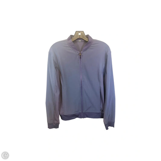 Athletic Jacket By Lululemon In Blue, Size: 6