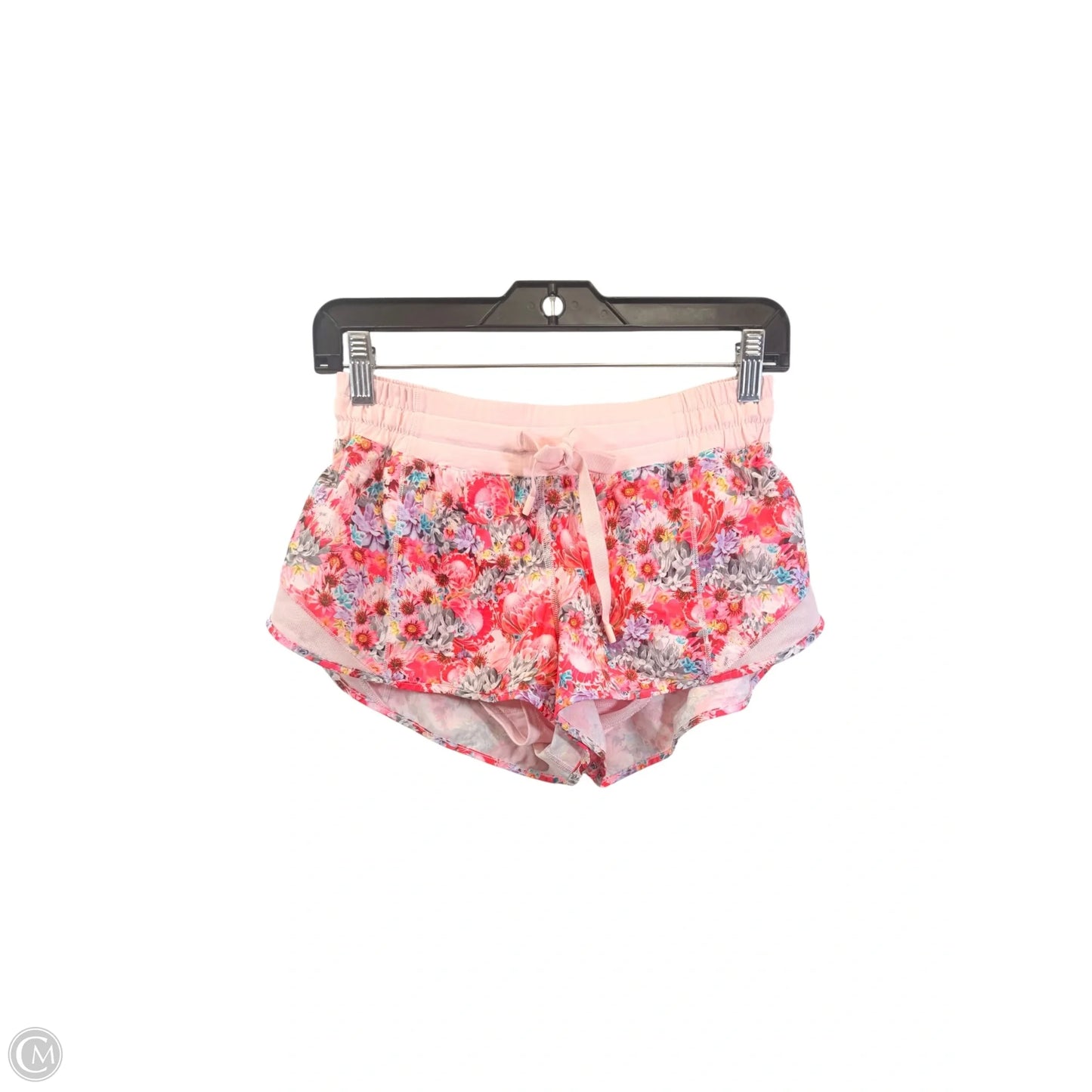 Athletic Shorts By Lululemon In Floral Print, Size: 6