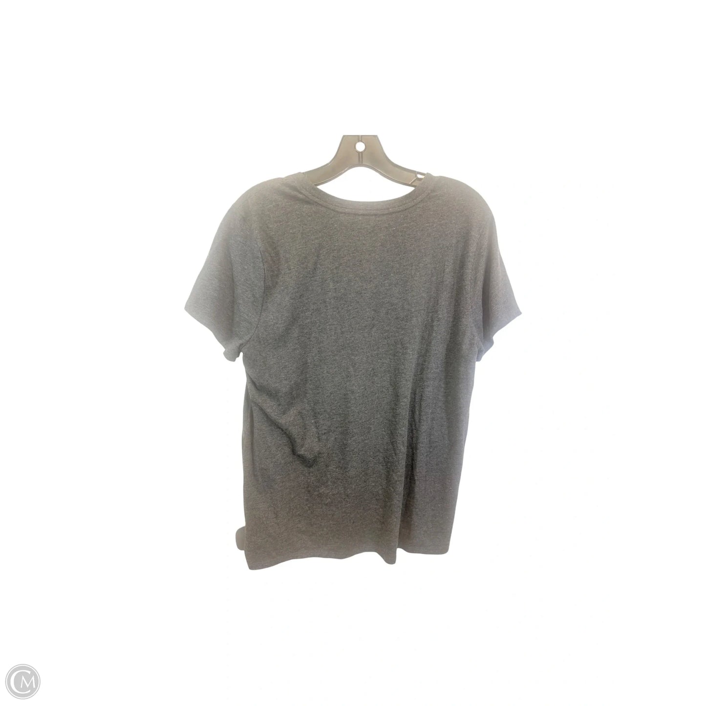 Top Short Sleeve Basic By Lucky Brand In Grey, Size: L