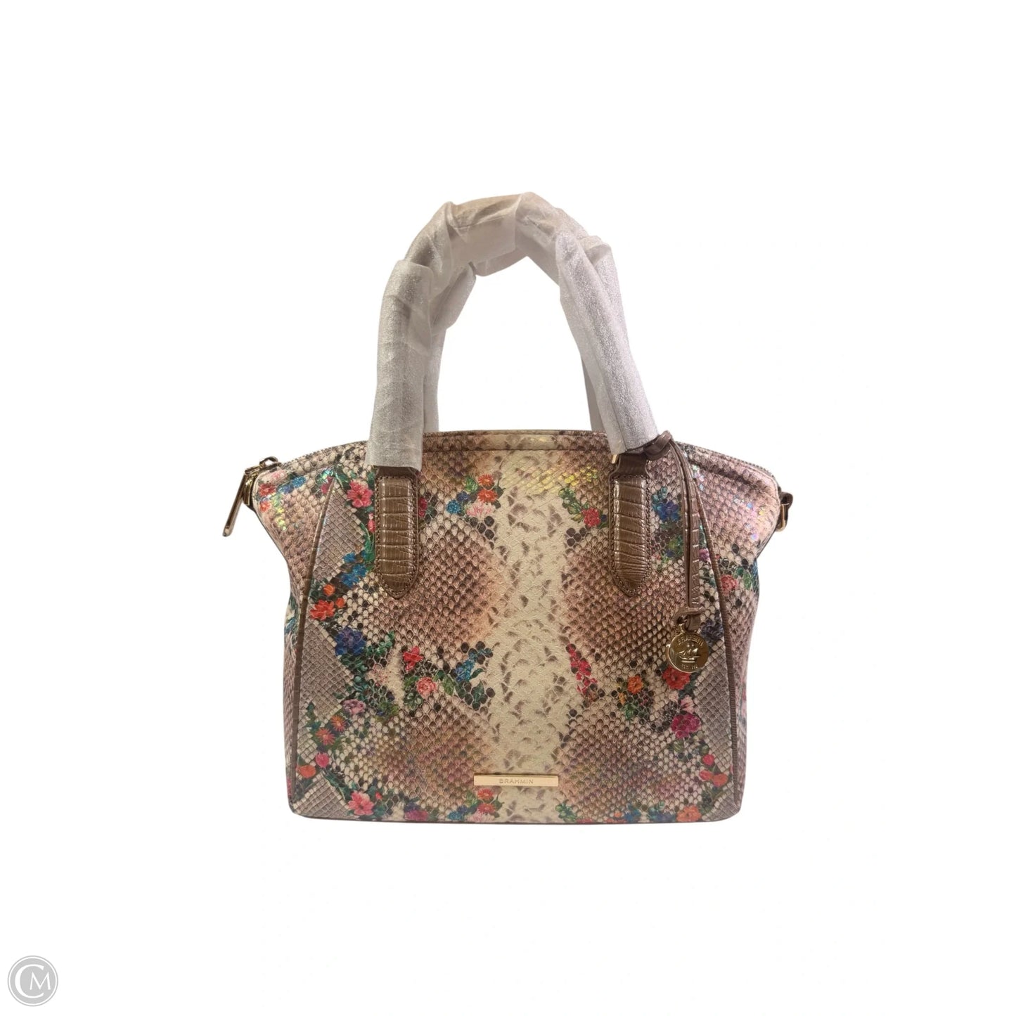 Handbag Designer By Brahmin, Size: Medium