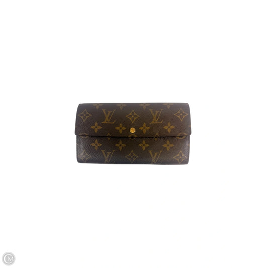 Wallet Luxury Designer By Louis Vuitton, Size: Medium
