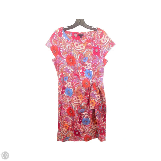 Dress Casual Midi By Talbots In Multi-colored, Size: Lp