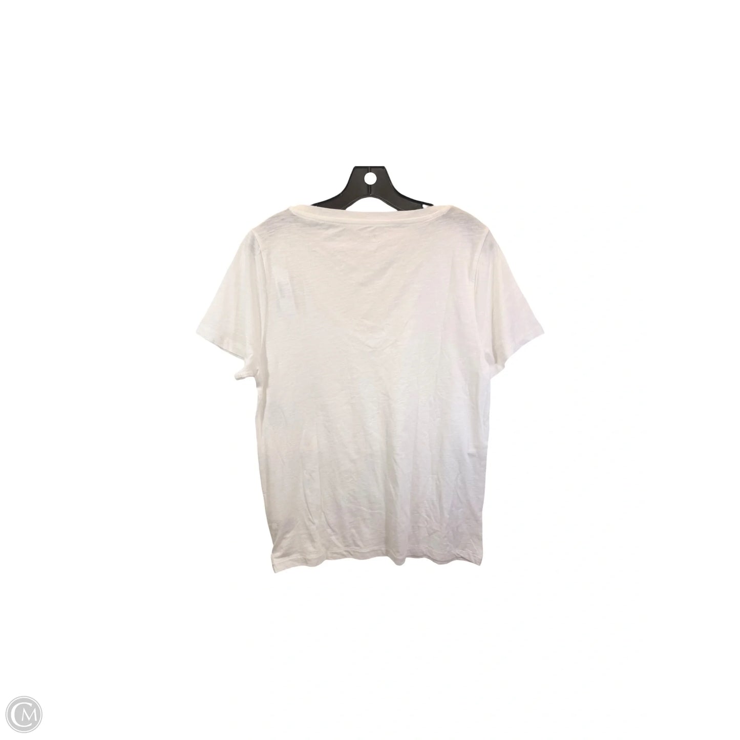 Top Short Sleeve Basic By J. Crew In White, Size: L