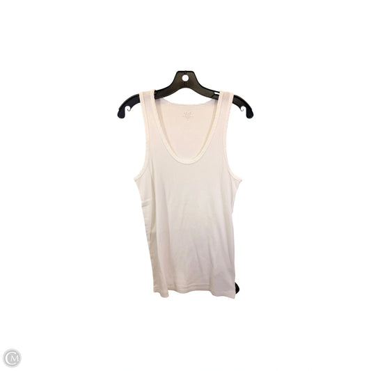Tank Top By Gap In White, Size: L