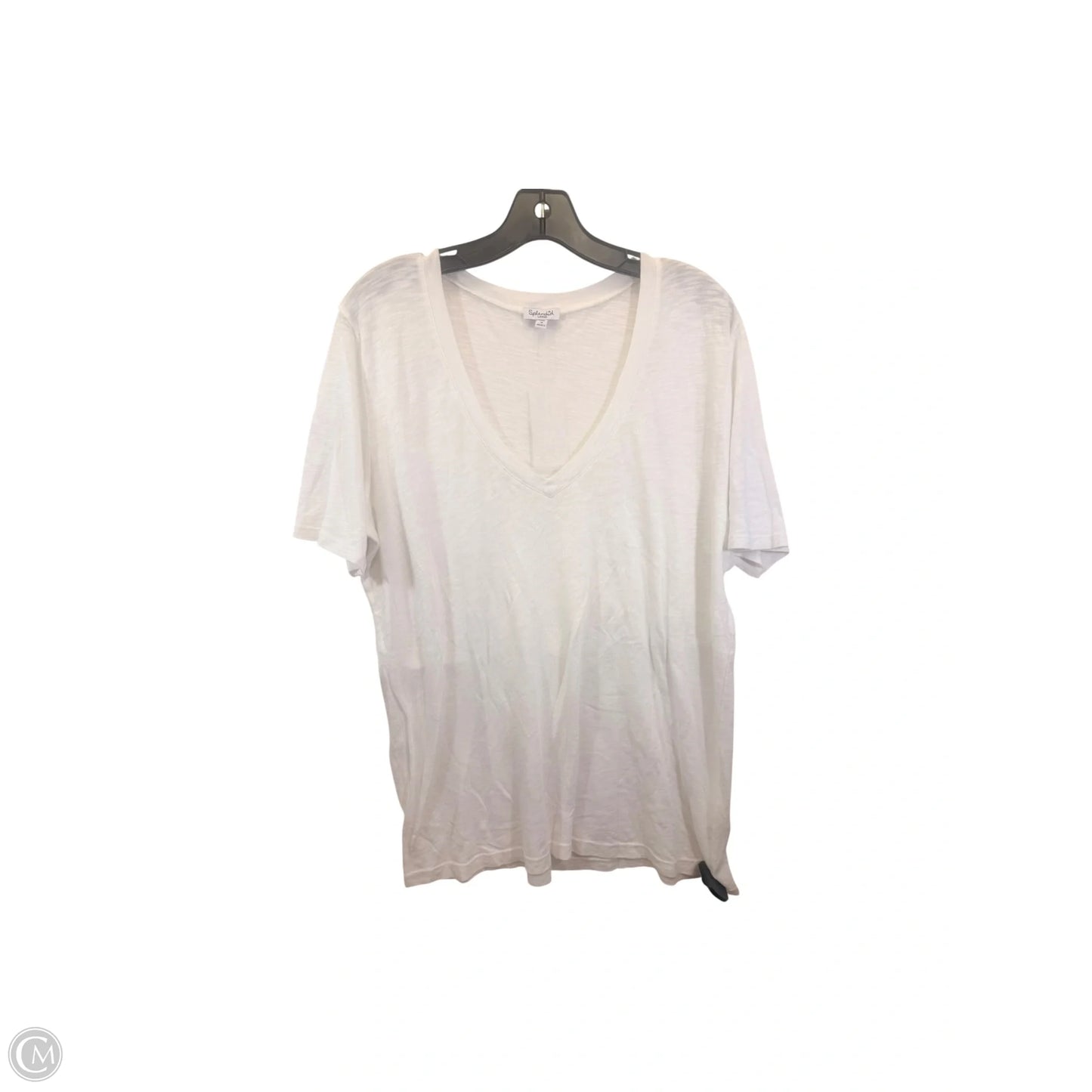 Top Short Sleeve Basic By Splendid In White, Size: L