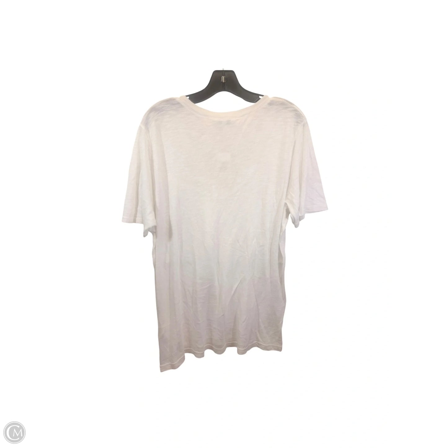 Top Short Sleeve Basic By Splendid In White, Size: L