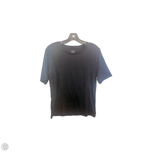 Top Short Sleeve Basic By Gap In Black, Size: Xl