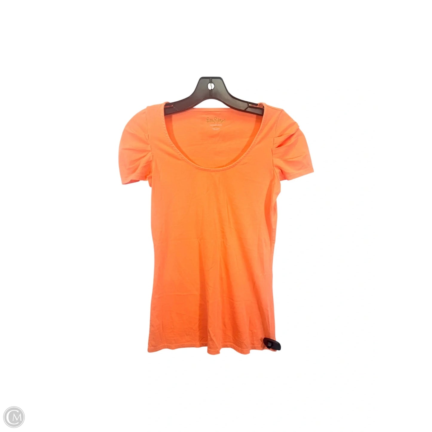 Top Short Sleeve Designer By Lilly Pulitzer In Orange, Size: Xs