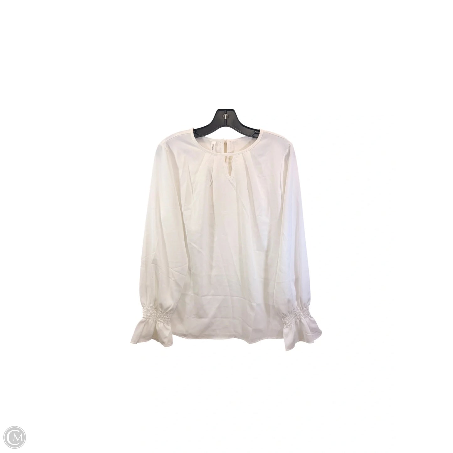 Top Long Sleeve By Dokotoo In White, Size: S