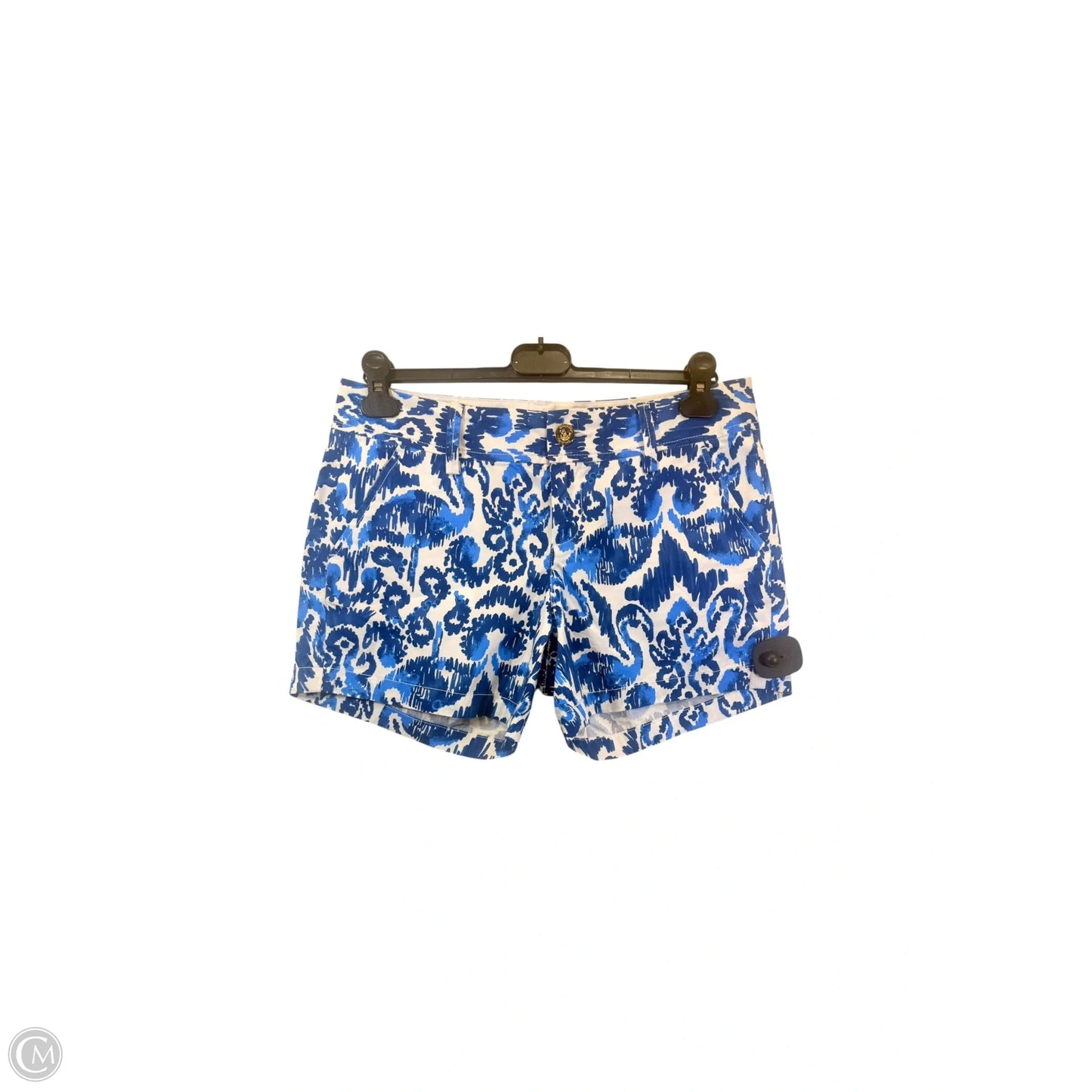 Shorts Designer By Lilly Pulitzer In Blue & White, Size: 6