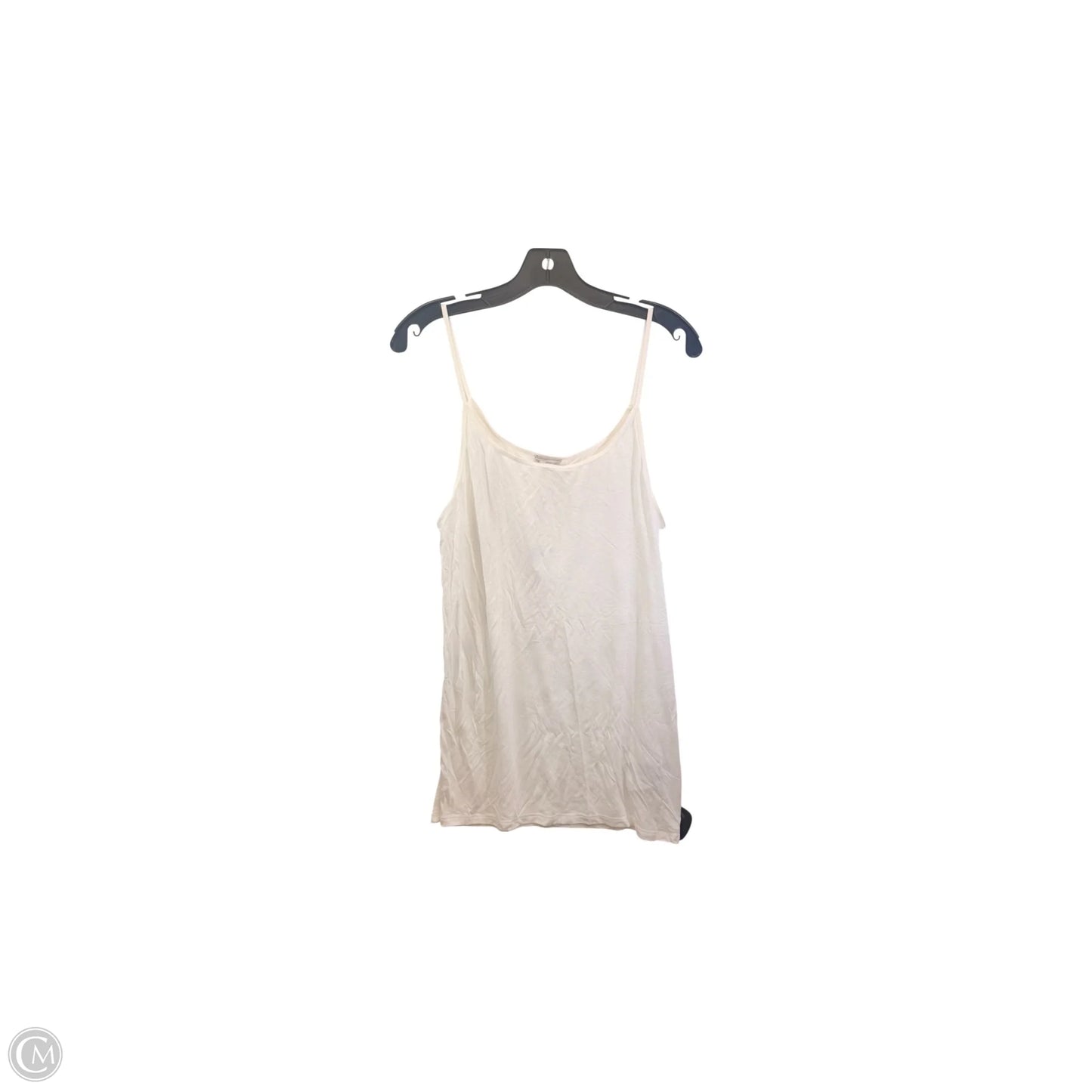 Top Sleeveless By Gap In White, Size: L