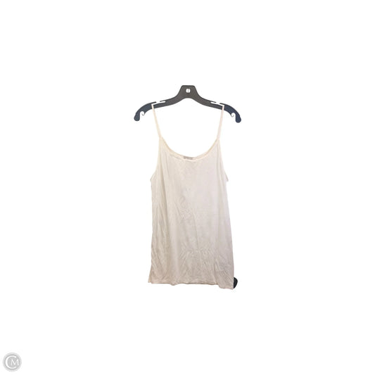 Top Sleeveless By Gap In White, Size: L