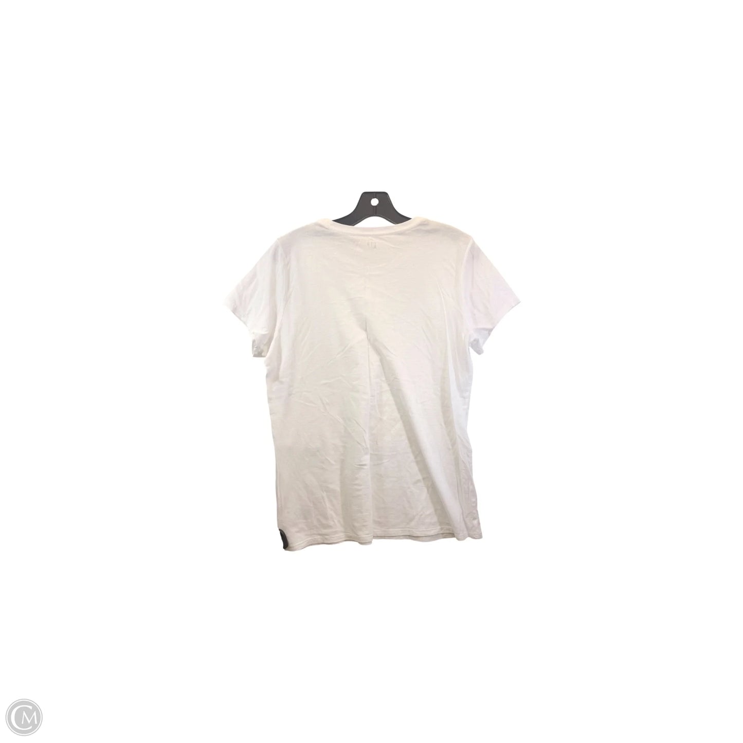 Top Short Sleeve Basic By Gap In White, Size: L