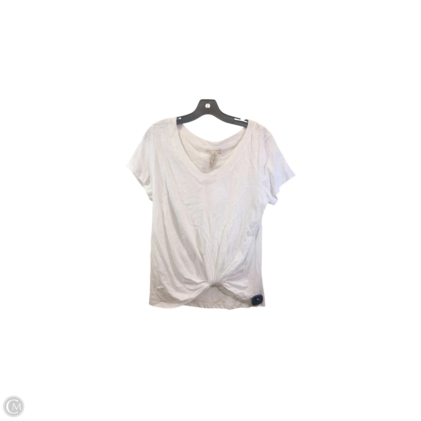 Top Short Sleeve Basic By Allison Joy In White, Size: M