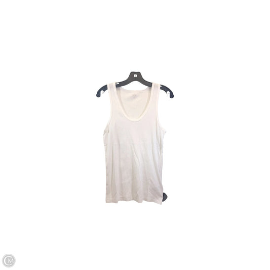 Tank Top By Gap In White, Size: L