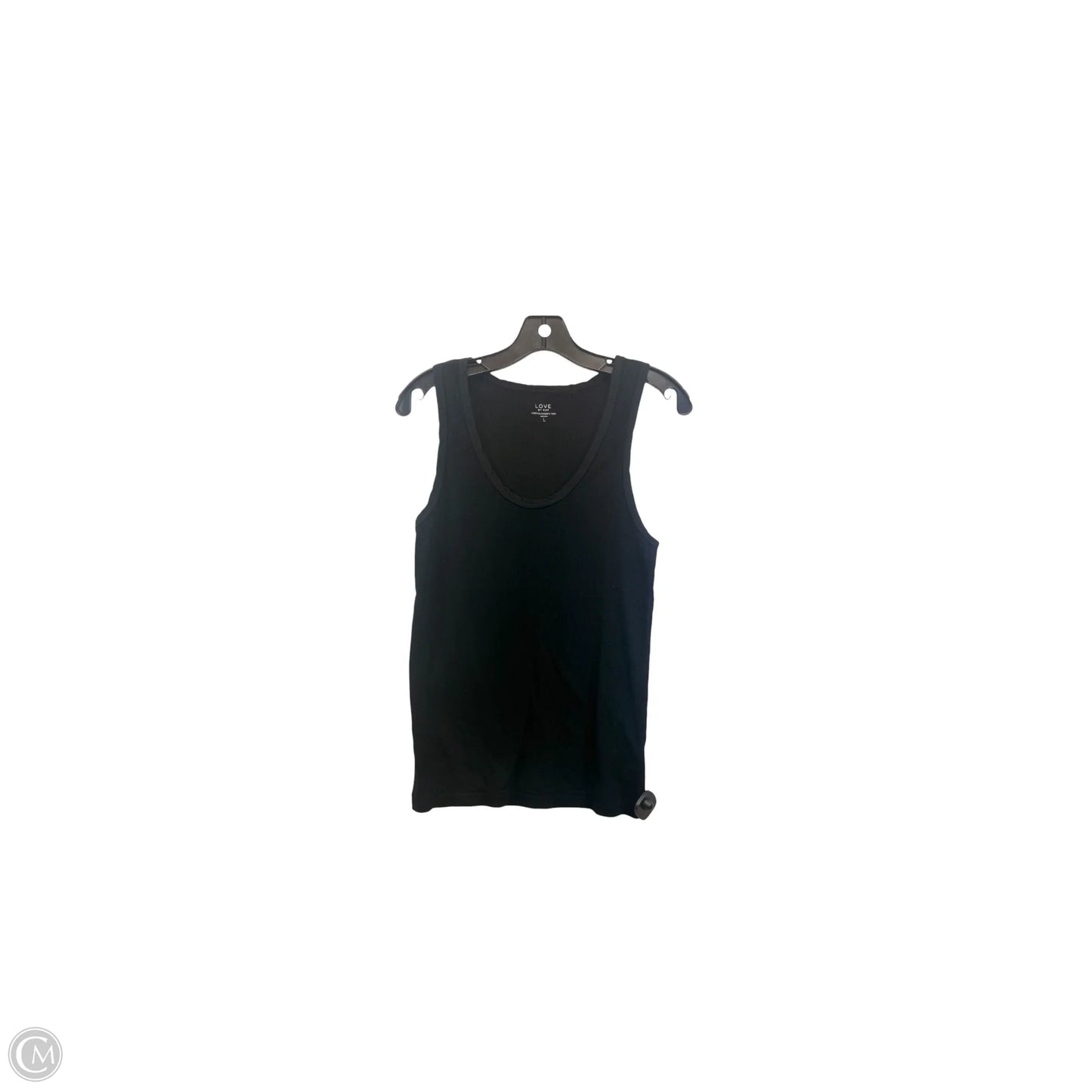 Tank Top By Gap In Black, Size: L