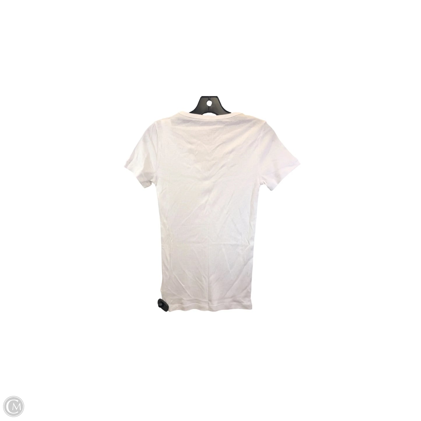 Top Short Sleeve Basic By Gap In White, Size: M