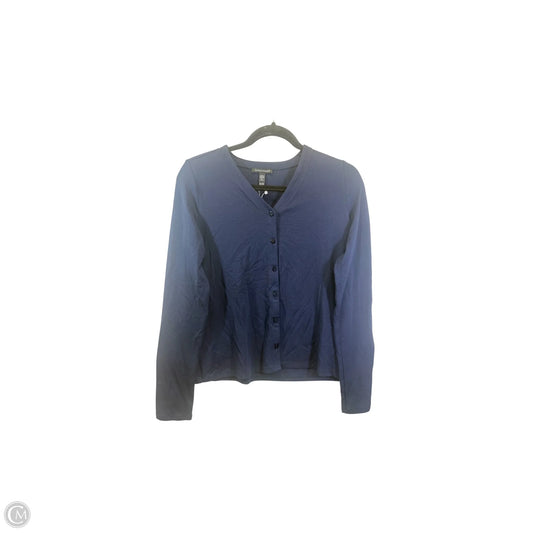 Top Long Sleeve By Eileen Fisher In Navy, Size: Xxs