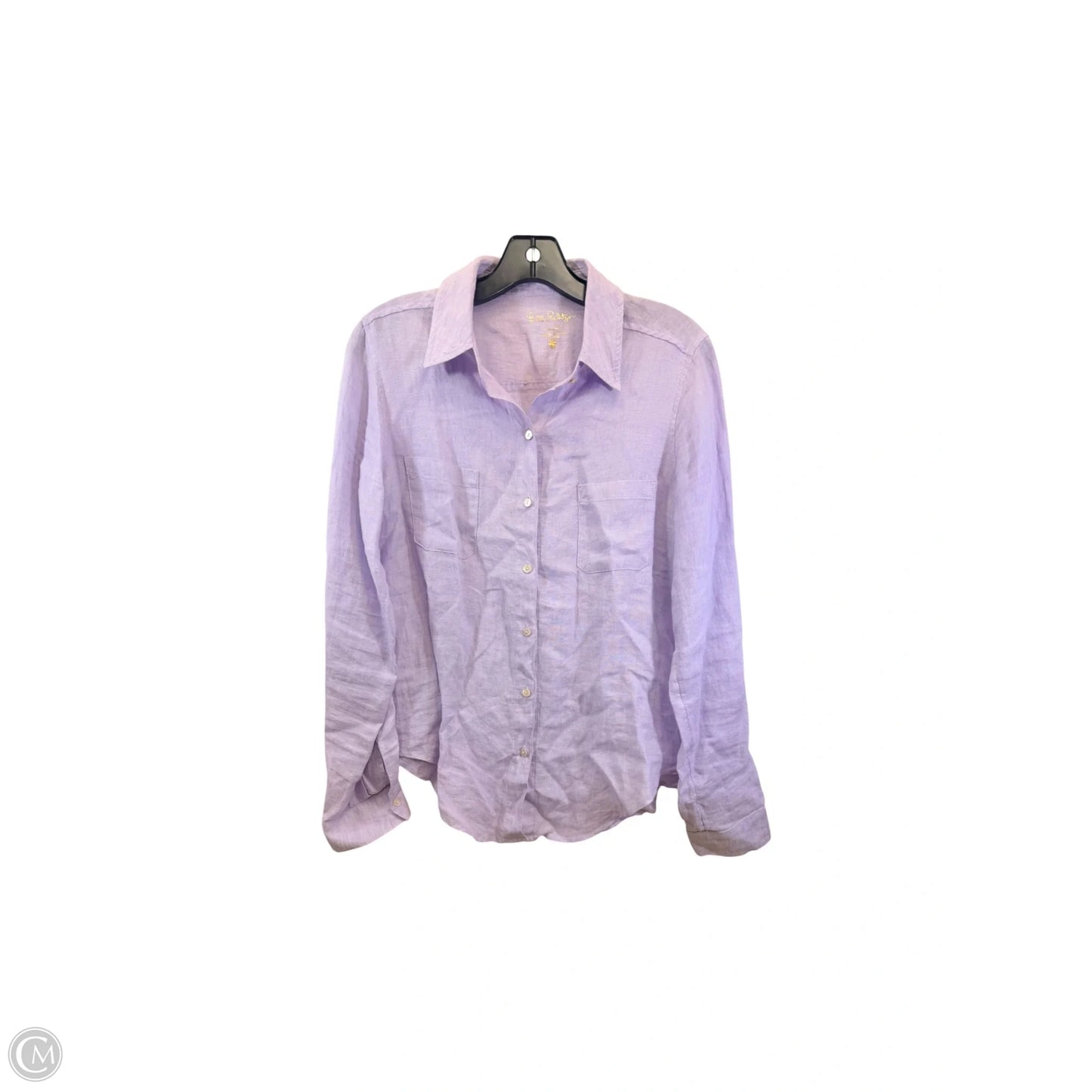 Top Long Sleeve Designer By Lilly Pulitzer In Purple, Size: Xs
