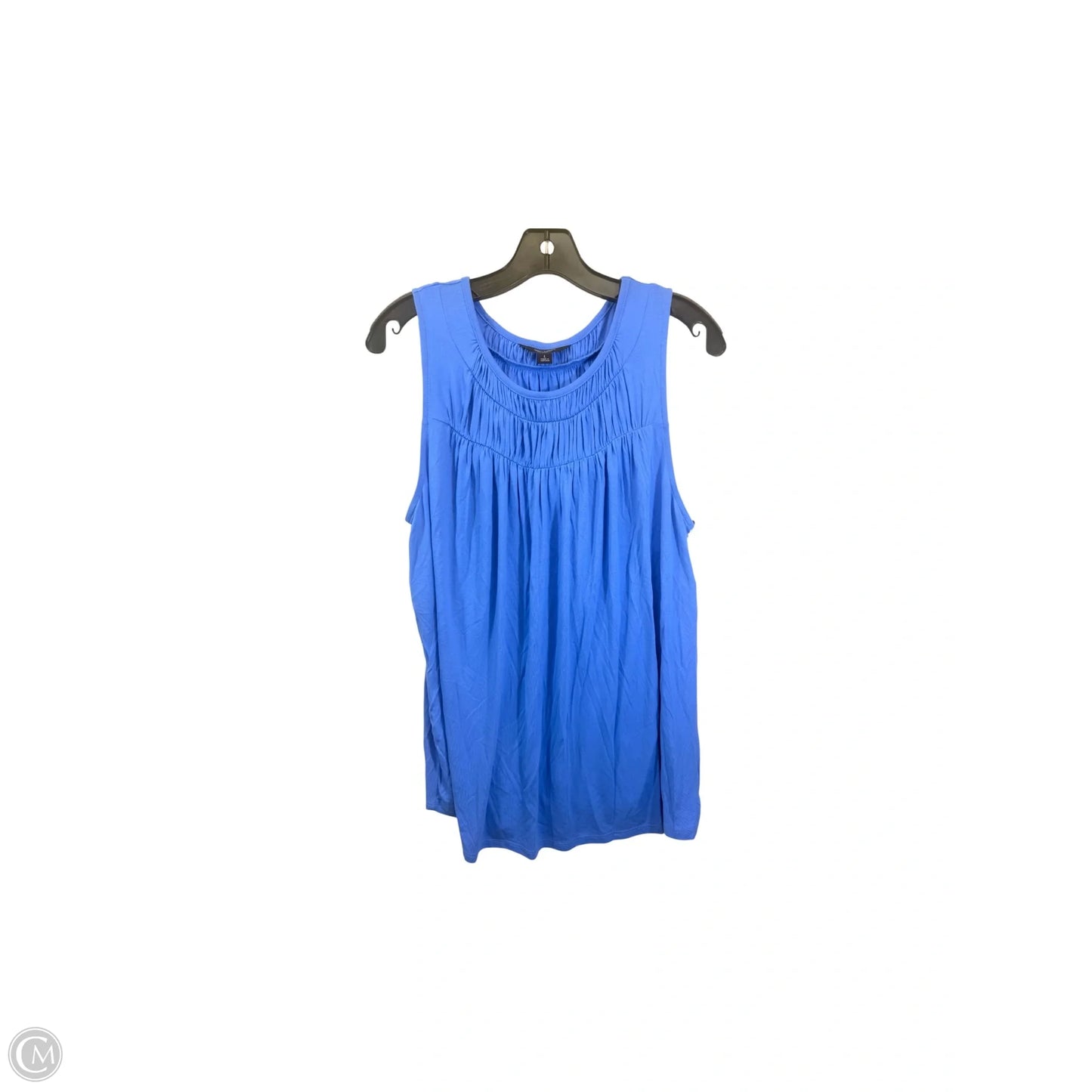 Top Sleeveless By Simply Vera In Blue, Size: L