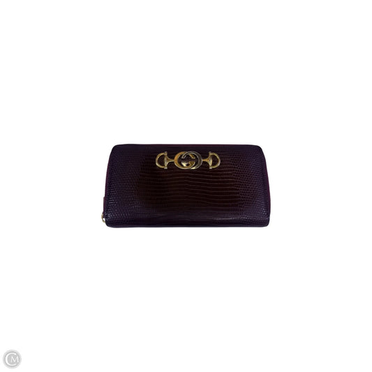 Wallet Luxury Designer By Gucci, Size: Medium