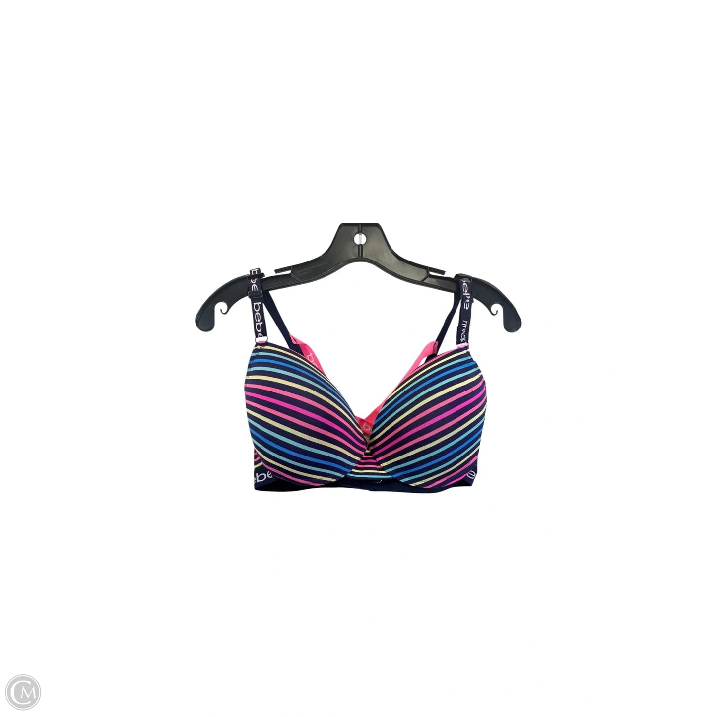 Bra By Bebe In Striped Pattern, Size: M