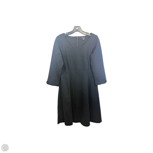 Dress Casual Midi By Ann Taylor In Black, Size: Xs