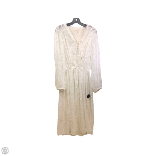 Swimwear Cover-up Designer By Milly In White, Size: L