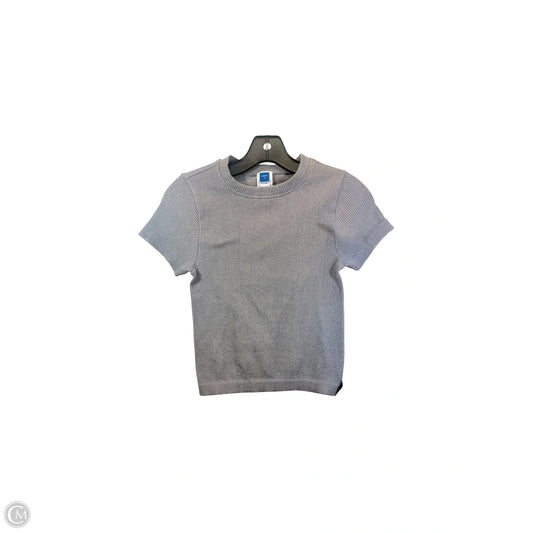 Top Short Sleeve By Old Navy In Grey, Size: M